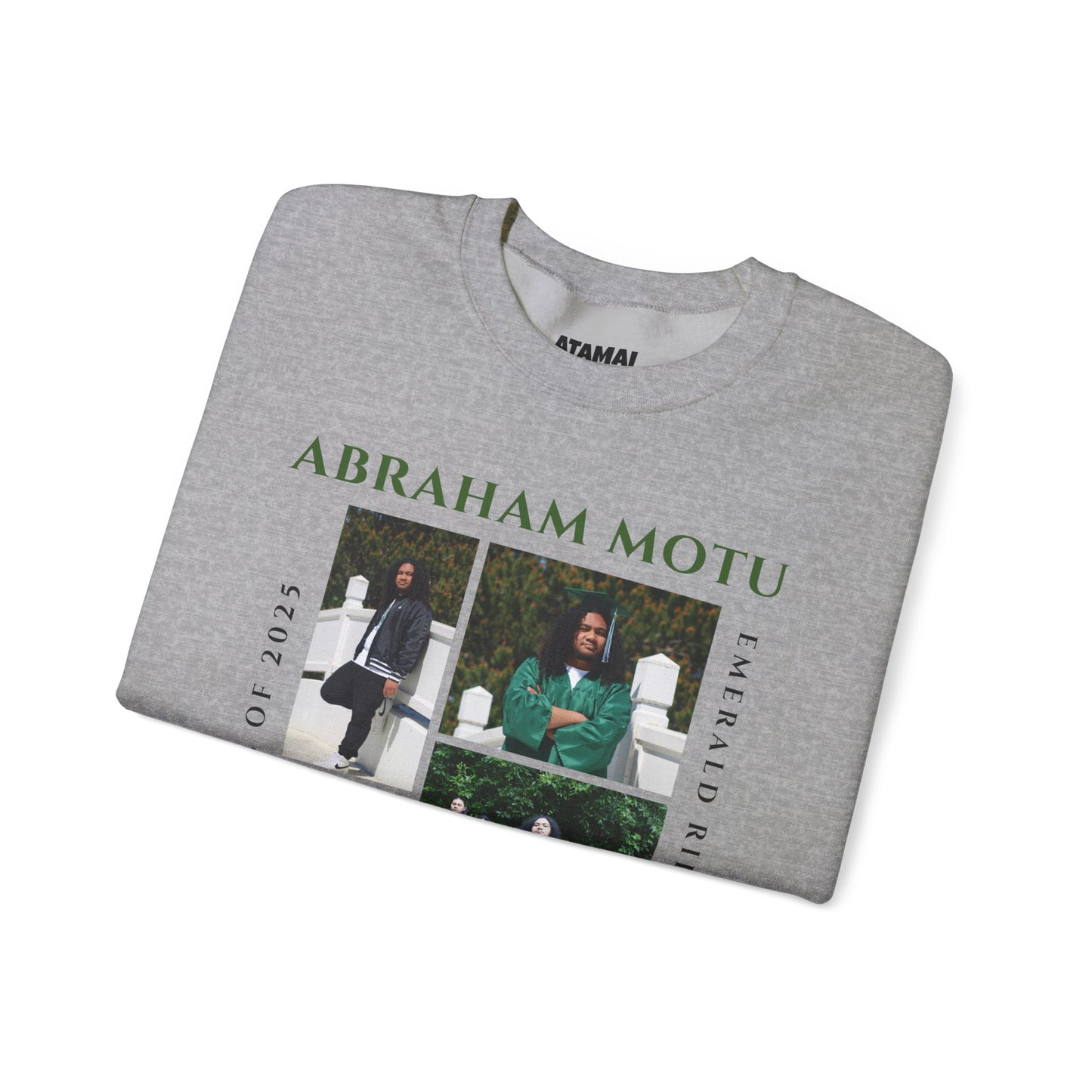 Graduation Crewneck Sweatshirt - Class of 2025 Design