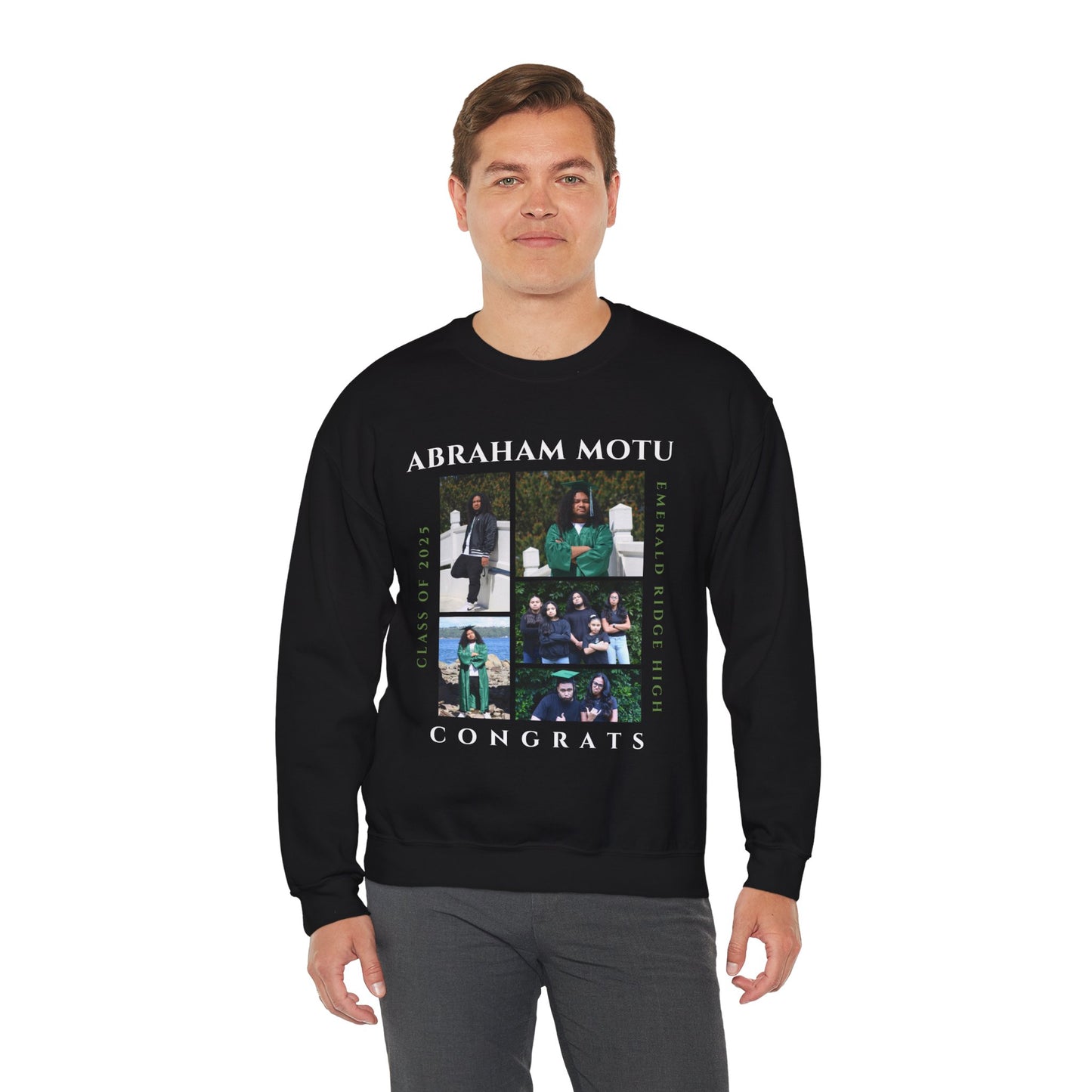 Graduation Crewneck Sweatshirt - Class of 2025 Design
