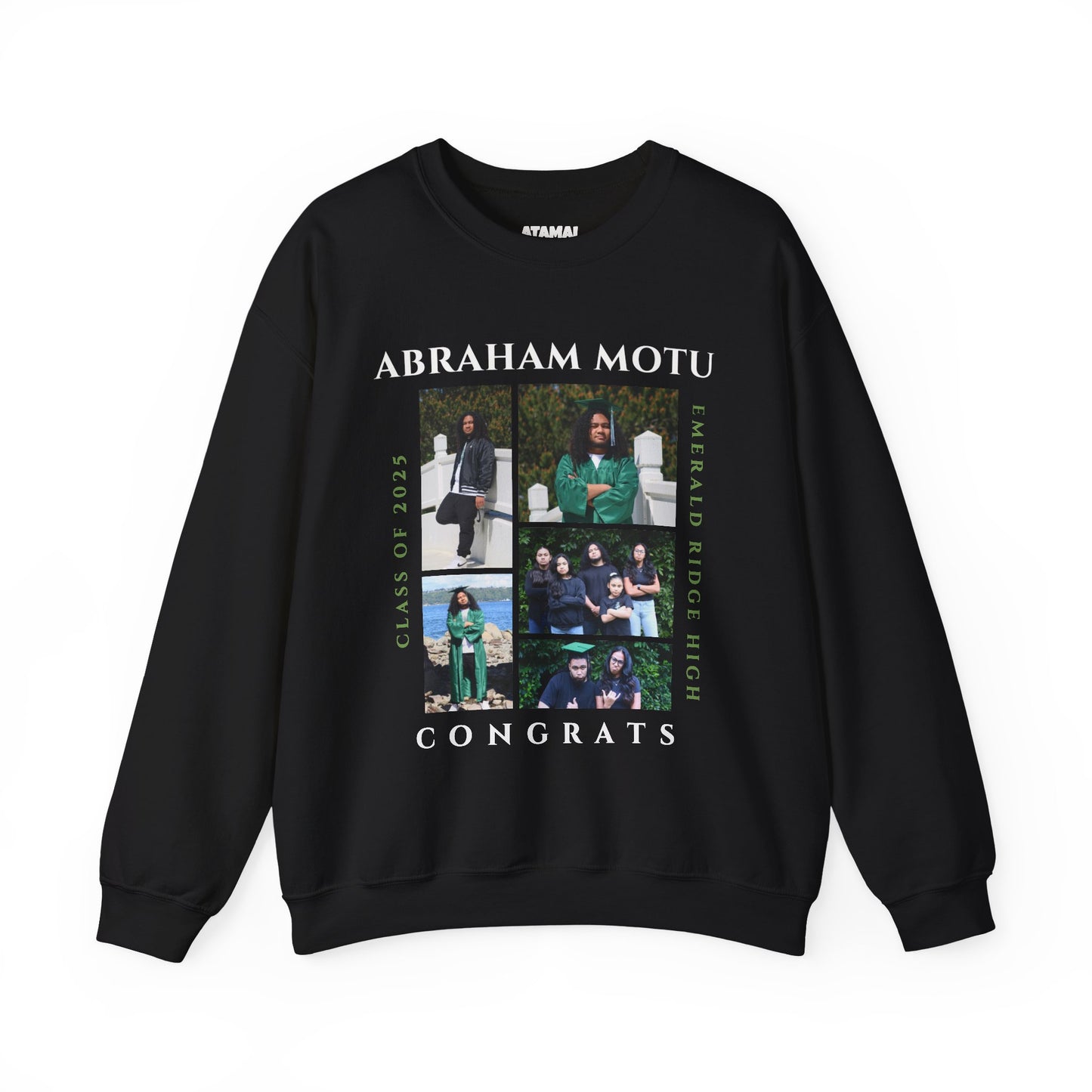 Graduation Crewneck Sweatshirt - Class of 2025 Design