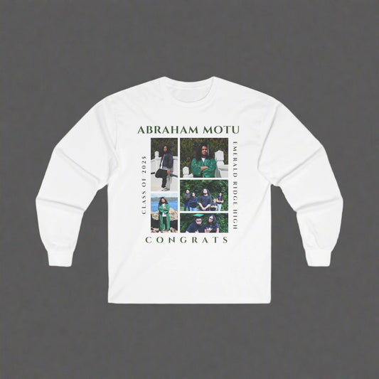 Custom Graduation Long Sleeve Tee - Congrats Class of 2023