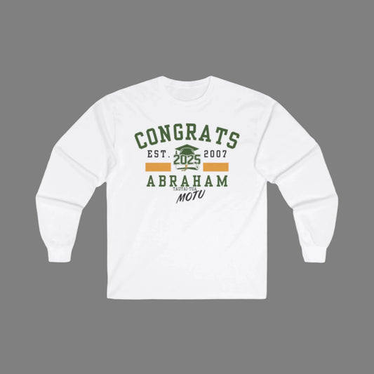 Congrats Ultra Cotton Long Sleeve Tee