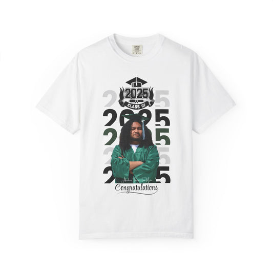 Graduation Milestone Garment-Dyed T-shirt, Class of 2025 Tee, Celebratory Apparel, Commemorative Shirt, Graduation Gift