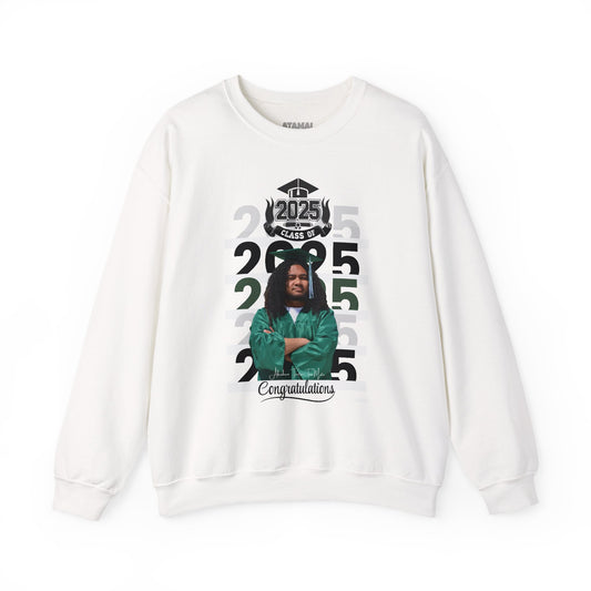 Graduation Crewneck Sweatshirt - Class of 2025 | Comfortable Atamai Apparel